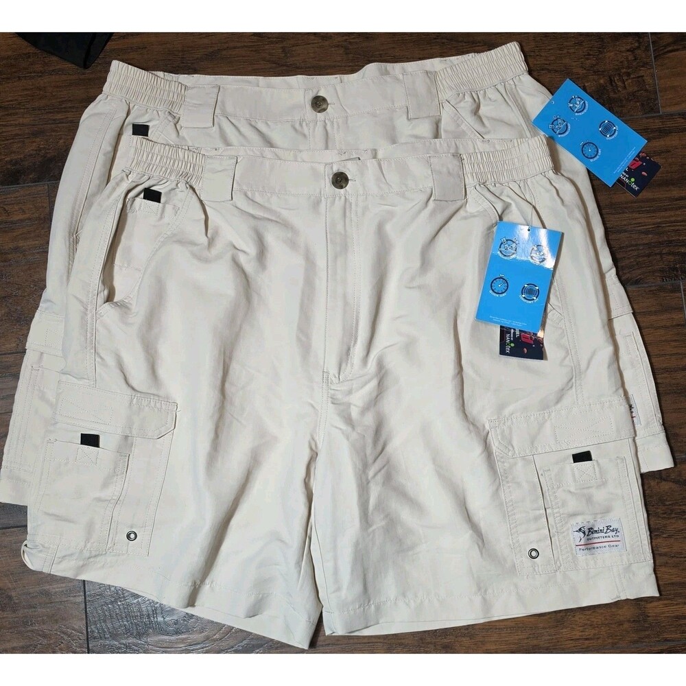 Bimini Bay Outfitters Men's Boca Grande II with BloodGuard Nylon Shorts Lot Of 2